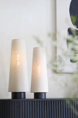 Light & Living Tafellamp Howie - 42cm - Naturel