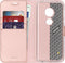 Accezz Wallet Softcase - Geschikt voor Motorola Moto G6 Play / Moto E5 - 3 Pashouders - Roze