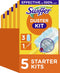 Swiffer Duster Plumeauset - Startset met 1 Handvat en 3 Navullingen - Vangt tot 3x meer stof - Multicolor (5 x)