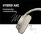 Fresh 'n Rebel Clam Fuse - Draadloze Over-Ear Koptelefoon - ANC en Ambient Sound Mode - Beige