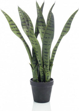 Emerald Kunstplant Sansevieria in pot 55 cm