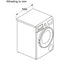 Bosch WNA13400NL - Was-droogcombinatie - 5 kg wassen en drogen - Sportprogramma