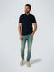No Excess - Polo - Garment dyed look - Donkerblauw