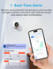 WLAN Hygrometer Thermometer Indoor, inclusief een Hub, slimme temperatuur- en vochtigheidssensor met