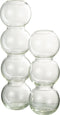 J-Line vaas Bollen - glas - transparant - large