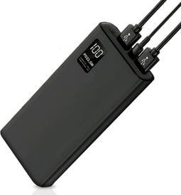 QuchiQ™ Powerbank 20000mAh - Draadloze oplader - Quick Charge - 3 apparaten tegelijk opladen