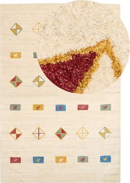 MISINLI - Modern vloerkleed - Beige - 200 x 300 cm - Wol