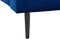 GUERET - Chaise longue - Blauw - Symmetrisch - Fluweel