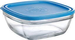 DURALEX vierkante kom 20 cm LYS en deksel
