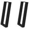 vidaXL - Console - tafelpoten - 2 - st - U-vormig - 38x(72-73) - cm - staal - zwart