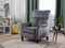 Beliani ROYSTON - TV-fauteuil - Grijs - Kunststof
