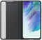 Samsung Galaxy S21 FE 5G - Clear View Booktype - Oproepen aannemen zonder openen - Zwart