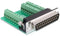 Delock - Adapter Sub-D 25 Pin Stecker - Terminalblock 27 Pin