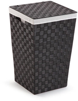 Versa - Wasmand - Polyester Metaal 33 x 52 x 33 cm - Grijs