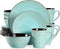 Bloominggoods® Luxe Serviesset - 16 Delig - Bohemian Design - Groen (4 persoons)