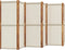 vidaXL - Kamerscherm - met - 6 - panelen - 420x180 - cm - lichtgrijs