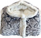 Linnick Flanel Fleece Deken + Hoodie met Capuchon Snake - naturel - 140x200cm - 130x180cm - Plaid