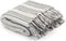 vidaXL - Plaid - visgraat - 125x150 - cm - katoen - grijs