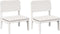 vidaXL - Tuinstoelen - 2 - st - 60x52,5x72 - cm - massief - grenenhout - wit