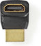 Nedis CVGB34902BK - HDMI adapter - 270° gehoekte connector - Zwart