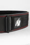 Gorilla Wear Halterriem - 4 Inch Premium Leather Lifting Belt - Ondersteunt Onderrug - Zwart - S/M