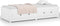 vidaXL - Slaapbank - 75x190 - cm - massief - grenenhout - wit