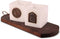Safaary - Marokkaanse Theelichthouder Wit Ø 12 x 12cm-Hand patroon