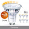 Philips WarmGlow LED Spot - GU10 - Dimbaar warmwit licht - 6 stuks