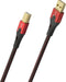 Oehlbach D1C9425 - USB B naar USB A Kabel - 750 cm - Rood Zwart