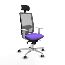 Bureaustoel met hoofdsteun Piqueras y Crespo 4B086G1 Lila