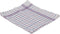 Handdoek ft 60 x 60 cm, geruit, wit/blauw, pak van 6 stuks
