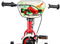 Volare Disney Cars Kinderfiets - 12 inch - Afneembare zijwieltjes - Rood
