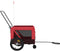 vidaXL - Hondenfietstrailer - oxford - stof - en - ijzer - rood - en - zwart