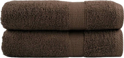 vidaXL - Badhanddoeken - SOLUND - 2 - st - 600 - g/m² - 100x150 - cm - bruin