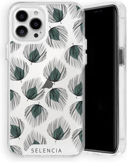 Selencia Hoesje Geschikt voor iPhone 13 Pro Hoesje - Selencia Zarya Fashion Extra Beschermende Backcover - Feathers