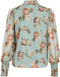 Vila Vimarion - Blouse - Bloemenprint met gouden metallic - Desert Sage (W38)