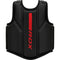 RDX Sports F6 - Borstbeschermer - Kalix Skin Maya Hide Leather - Zwart/Rood - S/M