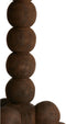 Light & Living Bijzettafel Veglio - Donkerbruin - Ø35cm - Modern