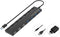 Conceptronic HUBBIES09BP - USB Hub 7-in-1 - Zwart