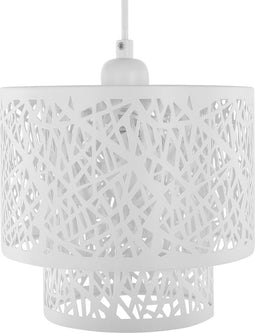 SANAGA - Hanglamp - Wit - Metaal