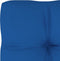 vidaXL - Palletkussen - 70x70x12 - cm - stof - koningsblauw