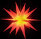 vidaXL - Kerstlamp - met - LED - inklapbaar - 43 - cm - rood