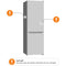 Siemens KG39N2XAF - Koelvries combinatie - No frost 363 liter - Blacksteel