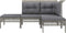 vidaXL - 4-delige - Loungeset - met - kussens - poly - rattan - grijs