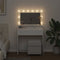 vidaXL - Witte - Kaptafel - met - LED - Verlichting - - - 79x41x135 - cm