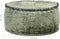vidaXL - Poef - rond - 40x20 - cm - fluweel - groen
