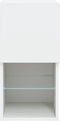 vidaXL - Tv-meubelen - 2 - st - met - LED-verlichting - 30,5x30x60 - cm - wit