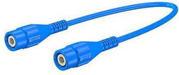 Stäubli XLSS-58 Veiligheidsmeetsnoer BNC-stekker BNC-stekker 2.00 m Blauw 1 stuk(s)