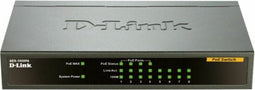 D-Link DES-1008PA - Netwerkswitch - 8 poorten 100 MBit/s PoE (4 poorten)