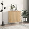 vidaXL - Dressoir - 60x35x70 - cm - bewerkt - hout - sonoma - eikenkleurig